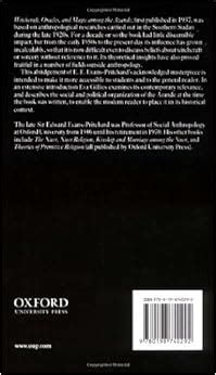 Witchcraft, Oracles and Magic among the Azande: E. E. Evans-Pritchard ...