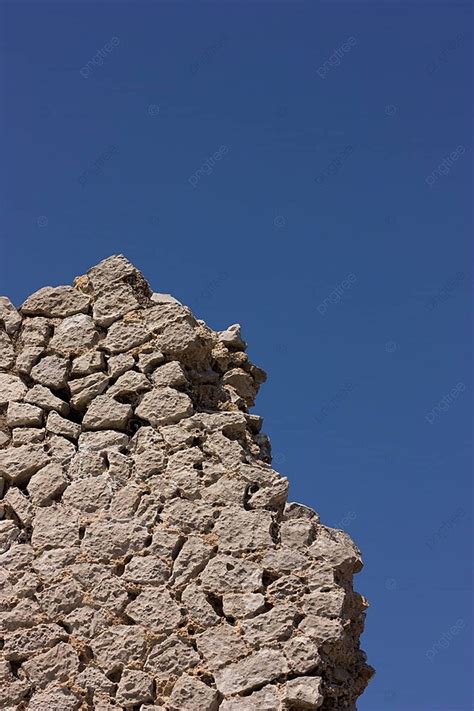 Broken Stone Wall Abstract Textured Texture Photo Background And ...