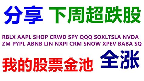 Rblx Aapl Shop Crwd Spy Qqq Soxl Tsla Nvda Goog Zm Pypl Abnb