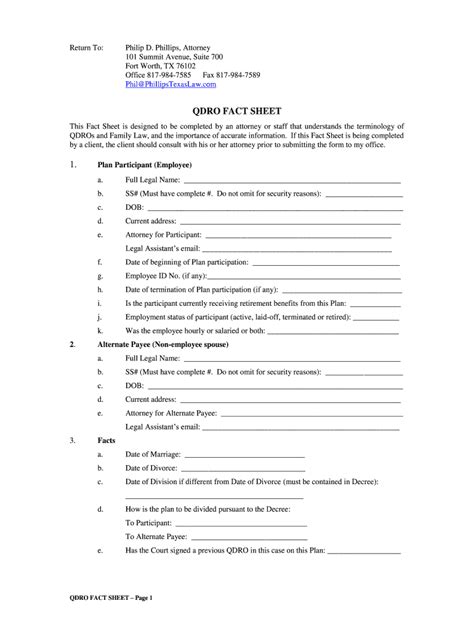 Phil Phillips Qdro 2015 2024 Form Fill Out And Sign Printable Pdf