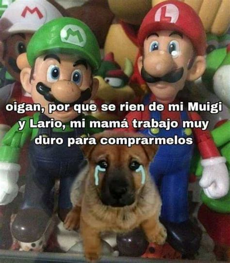 dopl3r on Twitter oigan por que se rien de mi Muigi y Lario mi mamá