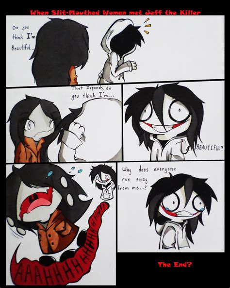 Slit Mouthed Woman Vs Jeff The Killer By Cartunime500 On Deviantart