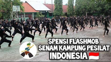 Flashmob Senam Kampung Pesilat Spensi Wonoasri Youtube