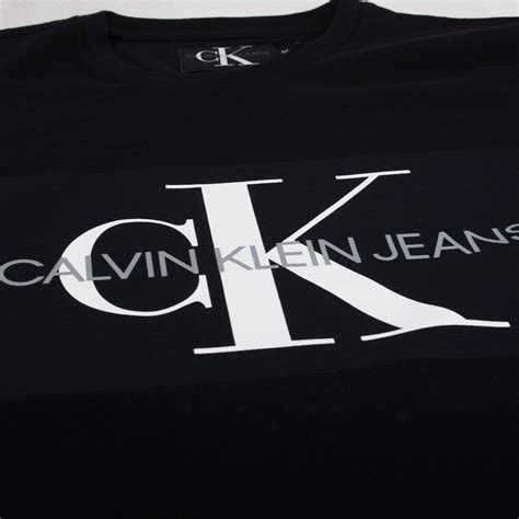 T Shirt Calvin Klein Monogram Czarny Xl 7913125046 Oficjalne