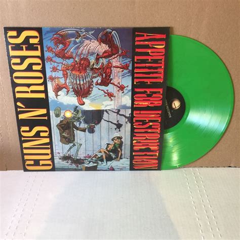 Popsike Guns N Roses Appetite For Destruction Colored Vinyl