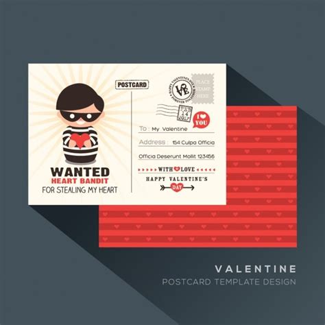 Free Vector | Funny valentine card