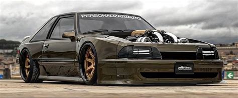 Exposed Twin Turbo Ford Mustang Is A Fox Body With Rad Yet Stylish