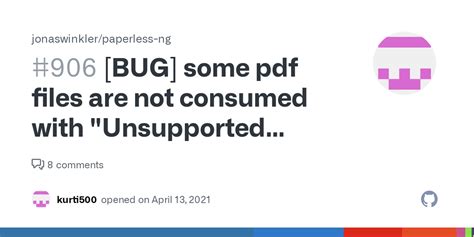 BUG Some Pdf Files Are Not Consumed With Unsupported Mime Type