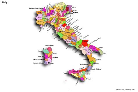 Map Maker County Map Sample Symbols Color Maps Italia Black And