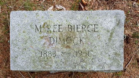 Minnie Ree Bierce Dimock Find A Grave Memorial