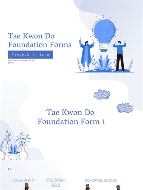 Taekwondo Foundation Form 1&2 | PDF | Korean Martial Arts | East Asian ...