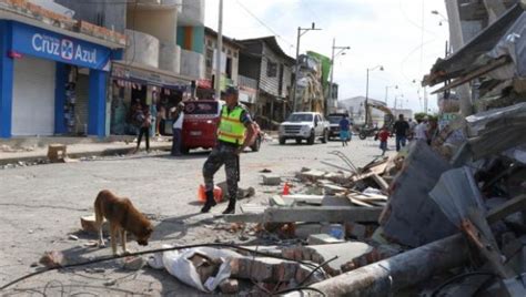 La Costa Norte De Ecuador Sufre Un Nuevo Terremoto De 63 Grados