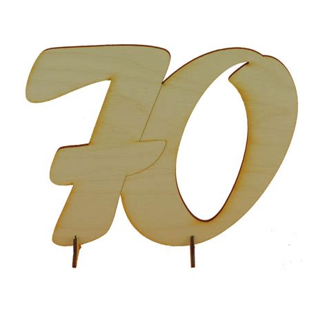 Geburtstagszahl 70 Höhe 15cm