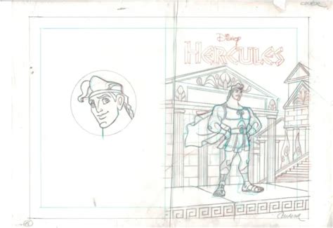 Disney S Hercules Original Production Cover Back Cover Cardona