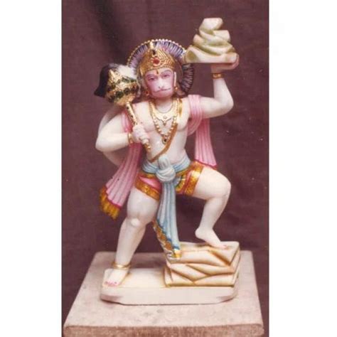 Rajendra Art S White Marble Hanuman Ji Statue For Worship Temple At