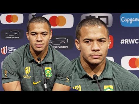 Cheslin Kolbe speaks on covering scrum half for the Springboks in the ...