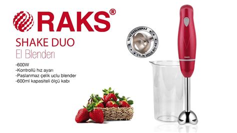 RAKS SHAKE DUO El Blenderı YouTube