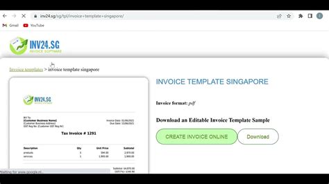 Shorts Create Professional Pdf Invoice Template For Singapore For