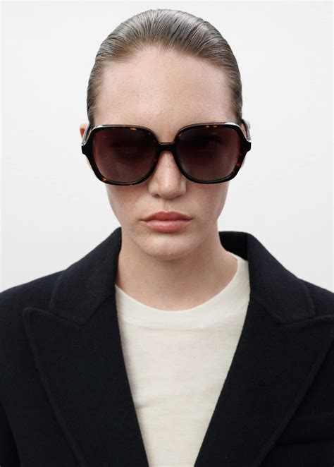 Tortoiseshell Square Sunglasses Mango