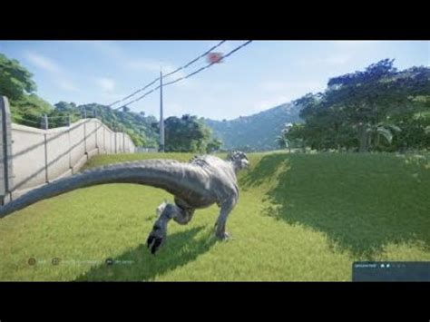 Jurassic World Evolution I Rex Eats A Goat Youtube