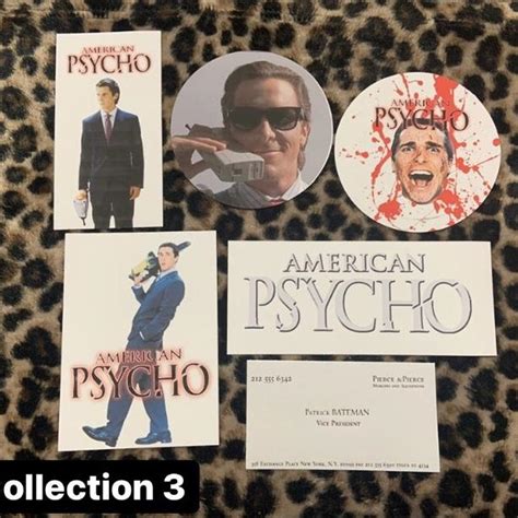 The American Psycho Collection Stickers Bundle 🔪 Depop