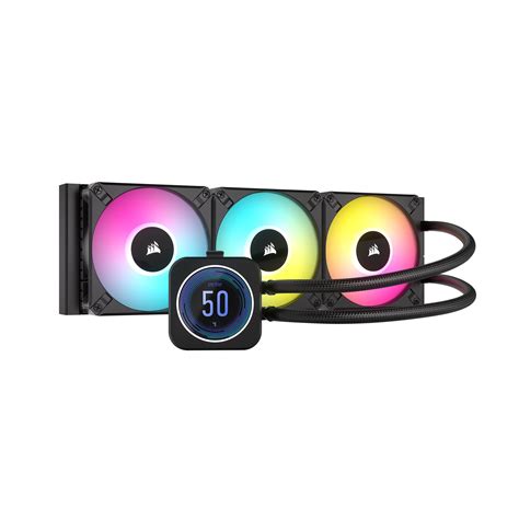 Buy Corsair iCUE H150i Elite LCD XT Liquid CPU Cooler - IPS LCD Screen - Three AF120 RGB Elite ...