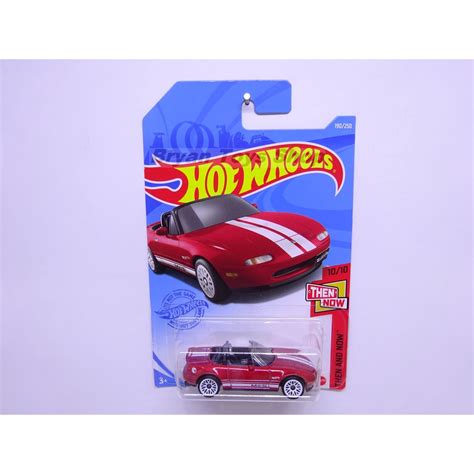 MERAH Hot Wheels Broken Packaging 91 Mazda MX 5 Miata Red Shopee Malaysia