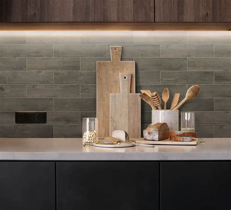 WOOD LOOK TILE - Luxury Peel & Stick Backsplash | COLAMO