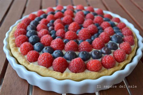 Crostata Di Lamponi E Mirtilli Con Crema Al Limone Ricetta Petitchef