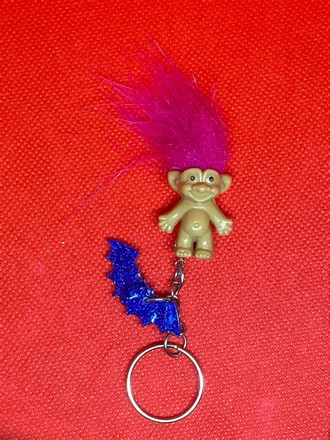 Troll Doll Keychain Etsy