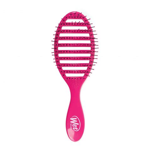 Wet Brush Speed Dry Detangle Heatflex Bristles Hair Brush Color May