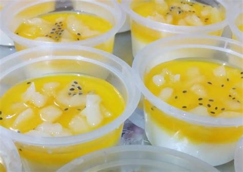 Resep Puding Silky Cocktail Buah Oleh Jejennyclm Cookpad