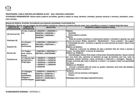 Maternal Planejamento Semanal Trabalhando A Dengue Pptx