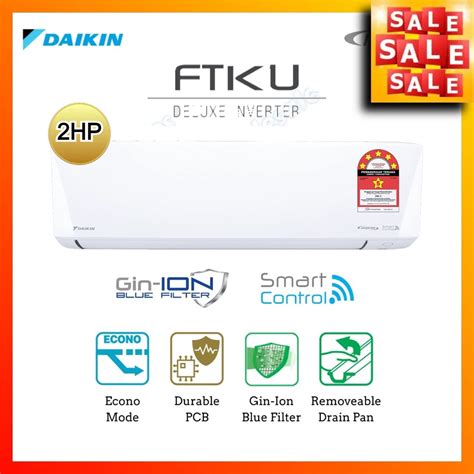 Daikin 5 Star Deluxe Inverter Wifi 1hp 1 5hp 2hp 2 5hp 3hp Air