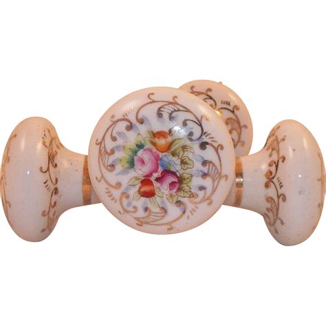 Porcelain Door Knobs Floral Door Knobs