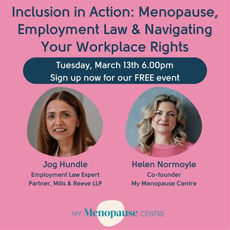 Catch Up On Our FREE Webinar Menopause Employment Law And Navigating