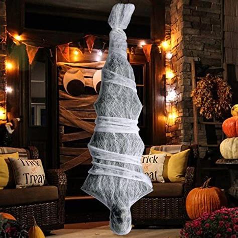 Halloween Decorations Hanging Cocoon Corpse 72 Inch Life Size Dark