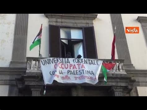 Occupata L Universit L Orientale Di Napoli A Sostegno Della Palestina