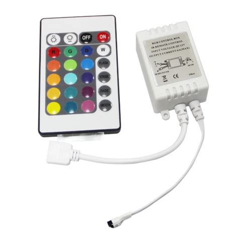 Comando para Fita LED RGB 12v 24 botões Receptor Longo Alcance