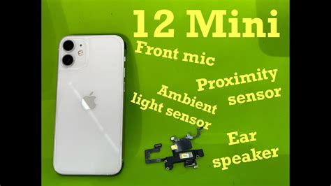 How To Replace Iphone 12 Mini Dim Screen Ambient Light Sensor Front