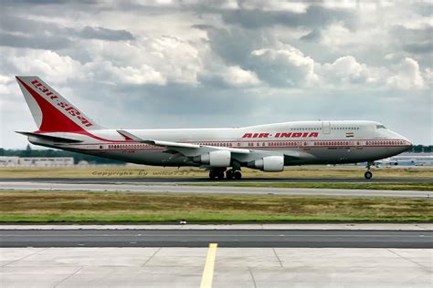 Air India Boeing 747 400 Departing FRA VT AIM A Photo On Flickriver