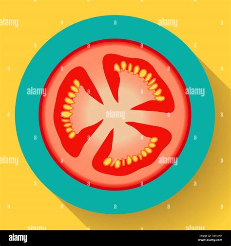 Tomate Rojo Ilustraci N Vectorial Im Genes Vectoriales De Stock Alamy