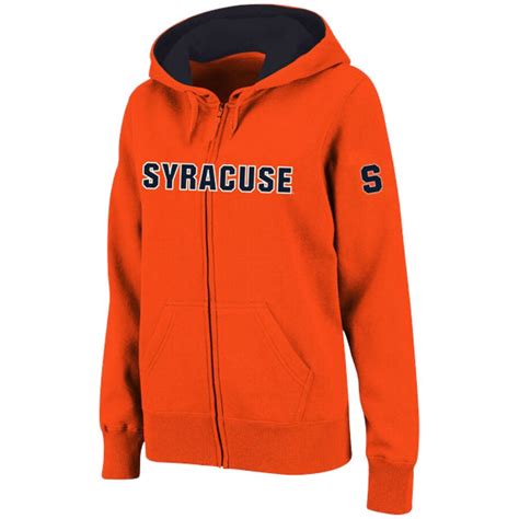 Stadium Athletic Syracuse Orange Women's Orange Full-Zip Hoodie