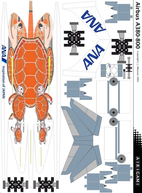 Ana a380 airigami flying honu ka la livery – Artofit