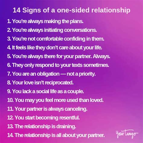 Signs You Re In A One Sided Relationship And What To Do About It