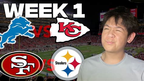 Week 1 Nfl Predictions 2023 2024 Season Youtube