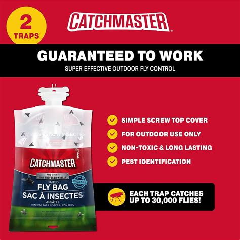 Catchmaster Trampa Para Moscas Desechables Para Exteriores Yaxa