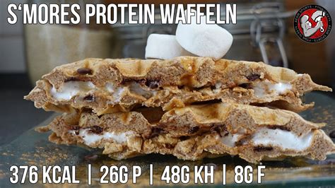 Protein Smores Waffeln High Protein Fitness Waffeln Youtube