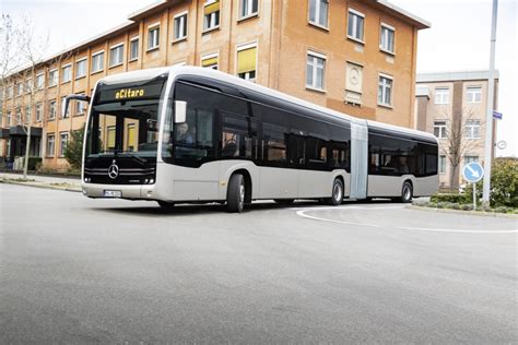 Fully Electric Mercedes Benz Ecitaro G Articulated Bus Complements The