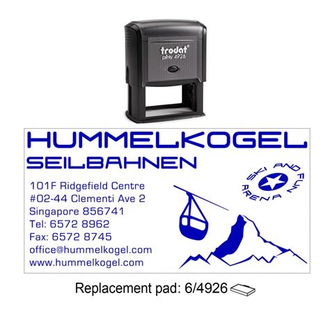 Trodat Self Inking Stamps Rubberstamps Online Singapore